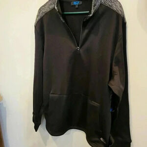 Long quarter zip front light weight Sweater Jacket  NWT